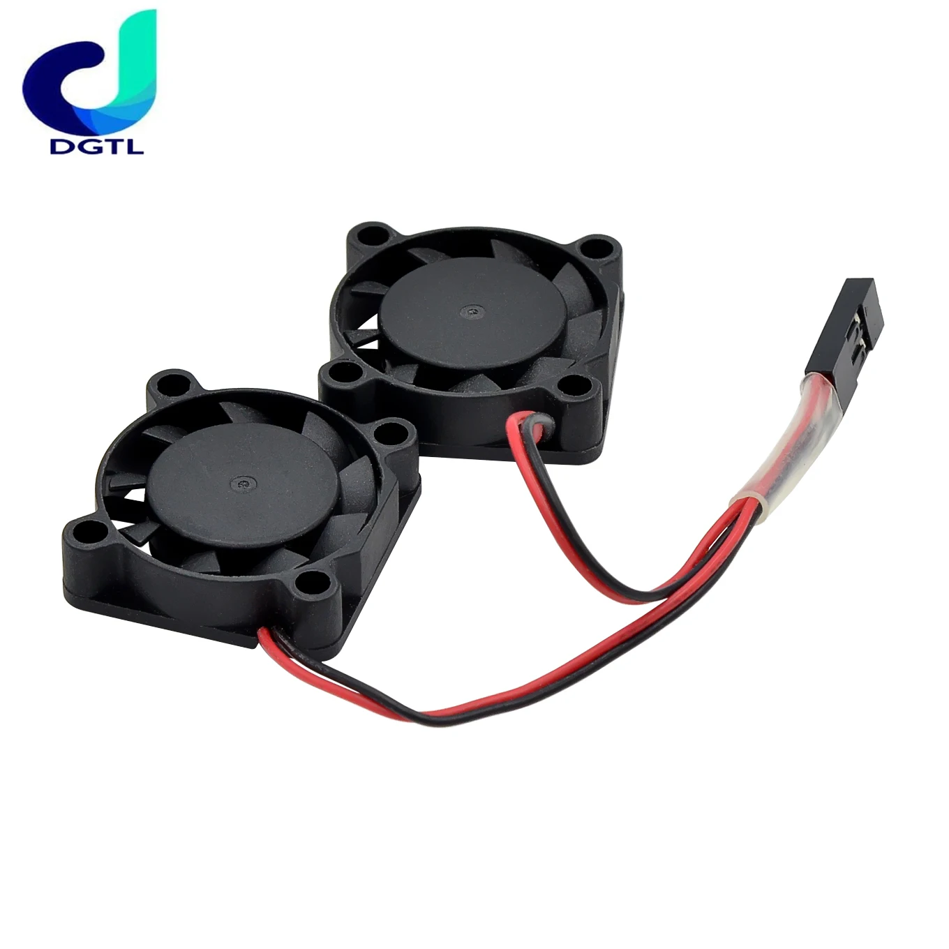 Fan Module Dual for Raspberry Pi 4B 3B+ 3B Aluminum Case Replacement 25x25x7 cm fan module
