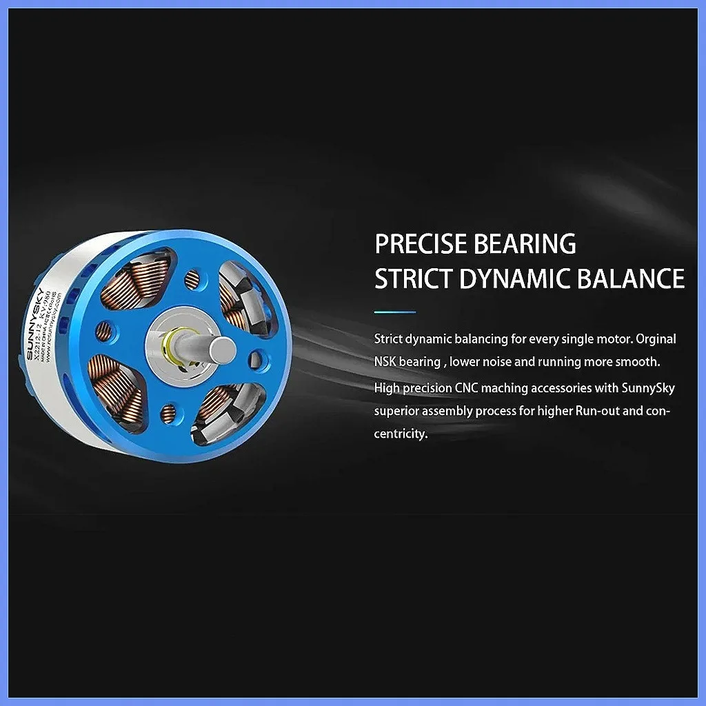 SUNNYSKY X2212 Brushless Motor 980KV/1250KV/1400KV/2450KV for RC Airplane Drone with Original Box thumbnail 3