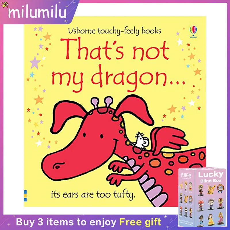 

MiluMilu Usborne Original English Book That’s Not My Dragon Touch Children's Educational Toy Picture