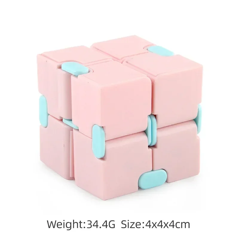 Infinity Cube Fold Fidget Toy Square Plastic Magic Cube Office Flip Cubic Puzzle Vent for Kid adhd Autism Fast Delivery Products 6