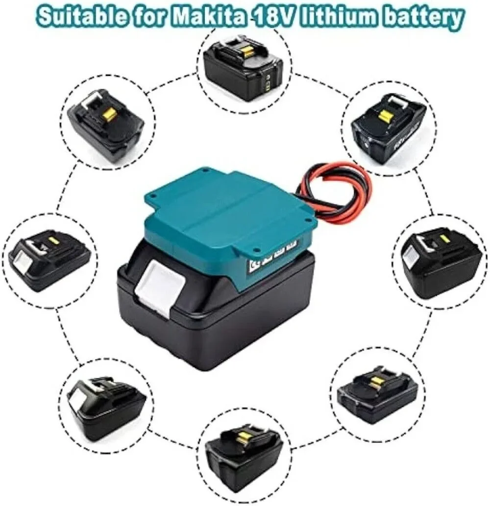 Makita 18V 리튬 이온 배터리 용 DC 18V  DC 12V 20A 240W 스텝 다운 컨버터 어댑터 DIY 자동 벅 부스트 전압 레귤레이터