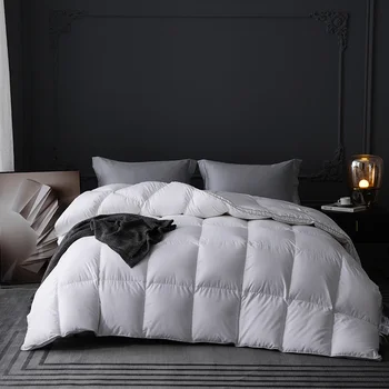 Couettes en duvet d'oie 95% de qualité supérieure – Luxe pur pour un confort ultime du sommeil, King Size pour l'hiver, toutes saisons, callifornia king 1