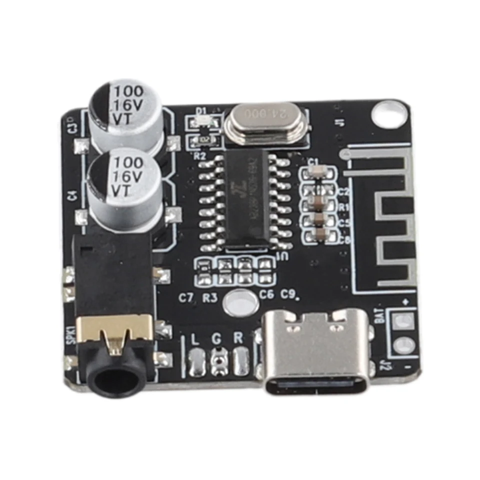 Bluetooth 5.0 Audio Receiver Board with Type C Charging