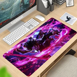 Tapis de souris Large en caoutchouc, motif Demon Slayer, pour ordinateur portable, PC de bureau, XXL 