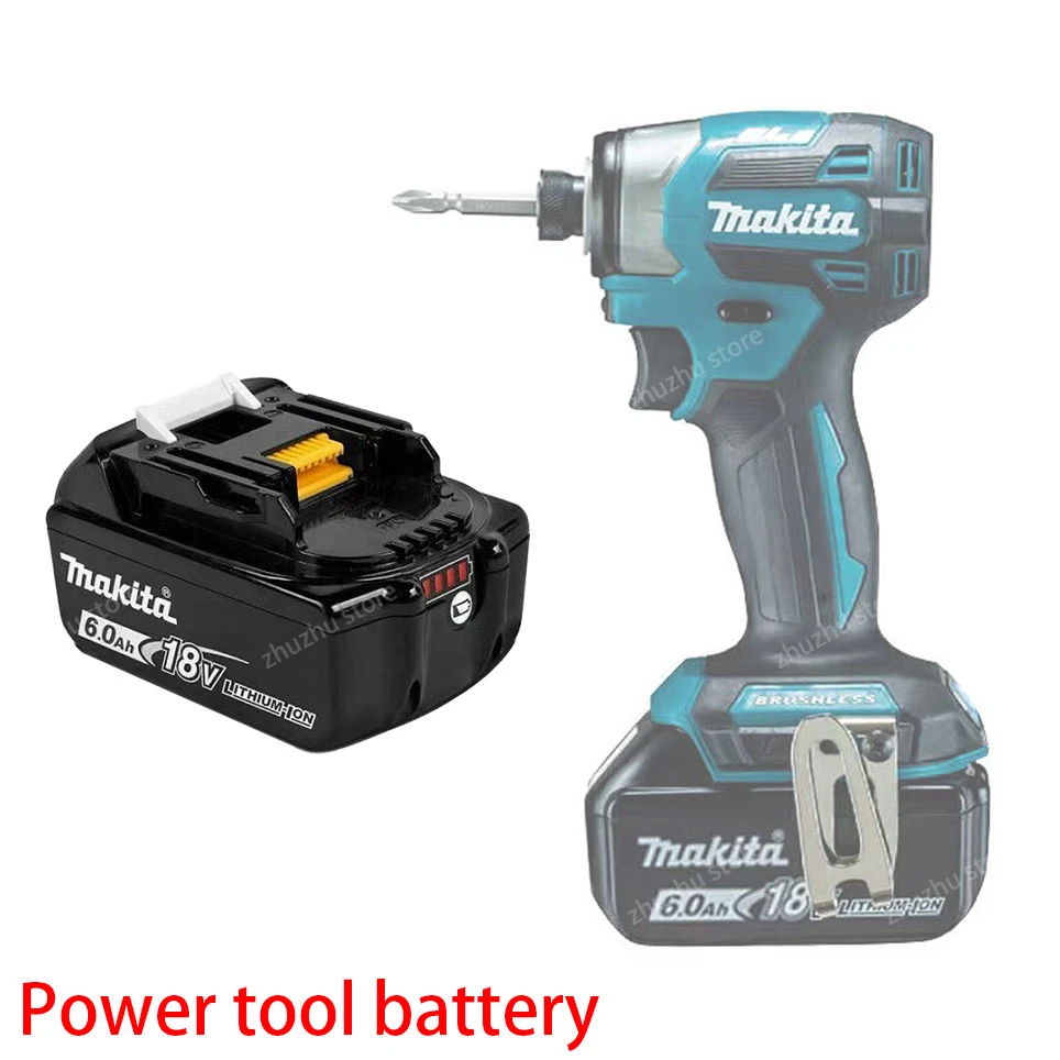 Power Tool Battery Rechargeable Battery Battery Replacement 18V 5.0Ah 6.0Ah Makita Original With LED lithium ion replacement LXT BL1860B BL1850 Makita rechargeable power tool battery 5000