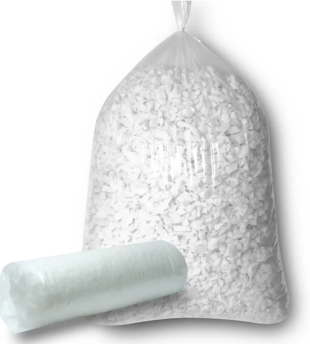 30lbs Shredded Memory Foam Bean Bag Filler bean bag chair with Added Gel Particles-Soft & Convenient for Couch Cushions