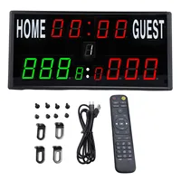 Tableau de bord électronique LED, compte à rebours multifonctionnel, affichage de l'heure, tableau de bord électronique, télécommande pour compétitions 2