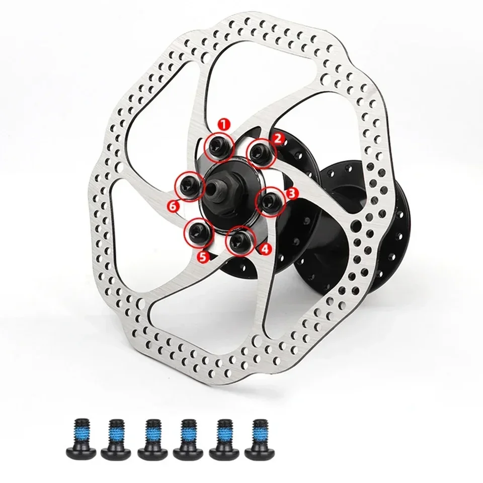 Fahrrad Bremsscheibe 160/180/203 Mm – Edelstahl, Schwimmend, Mit 6 Schrauben, Für MTB, Rennrad & BMX