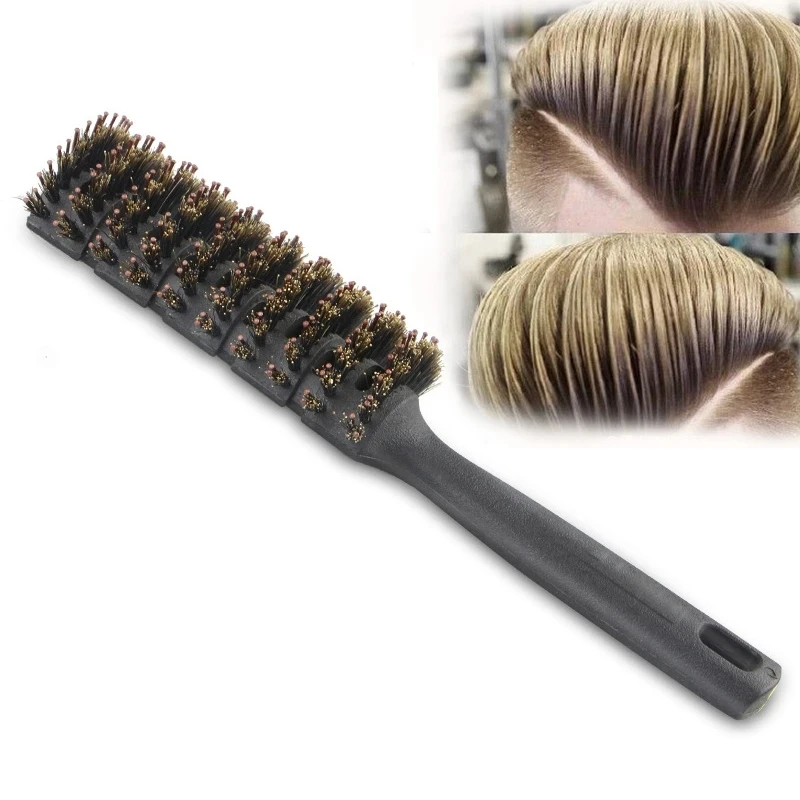 Hair Brush Anti Static Boar Bristles Comb Quick Dry Professional Salon