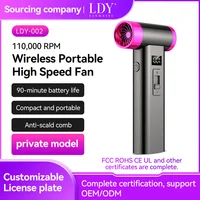 High Speed Wireless Hair Dryer, Brushless Turbo Fan, Outdoor High-Pressure Dust Gun, Violent Fan, High-Speed Fan, Cold Air 2
