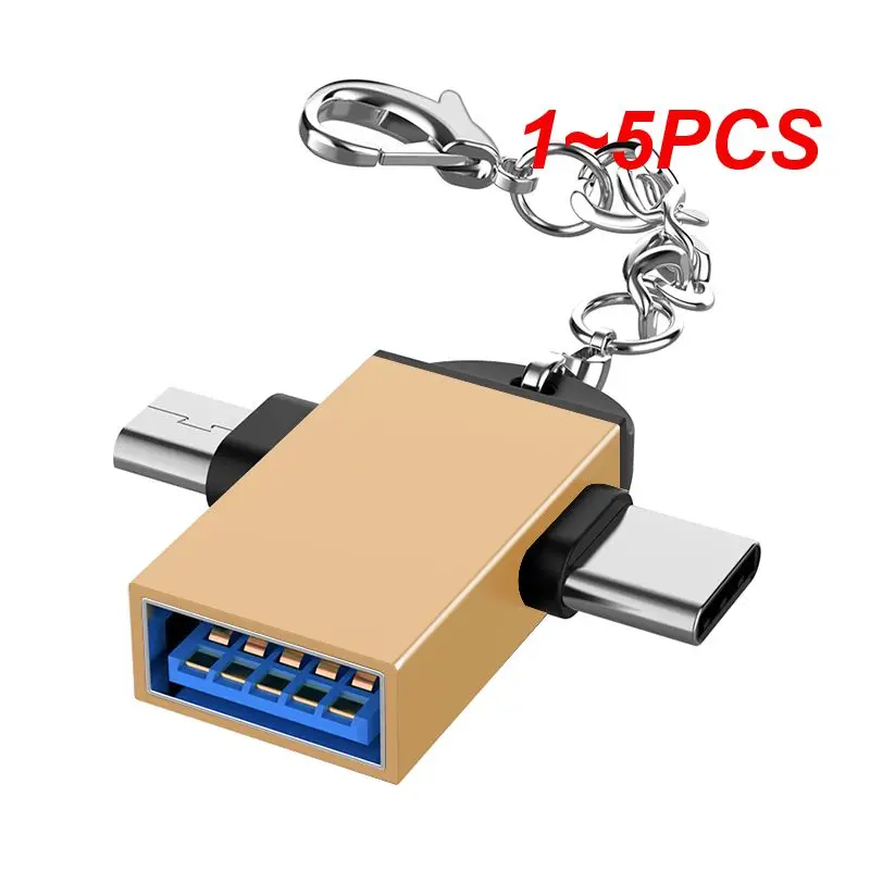 

OTG адаптер 1 ~ 5 шт. в 1, Переходник USB 3,0 мама-Micro USB папа и USB C папа, алюминиевый сплав на Go, конвертер