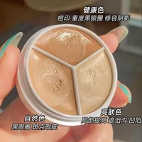 sweet mint three-color concealer covers spots, acne marks, dark circles, and grooming foundation does not take off makeup. 2
