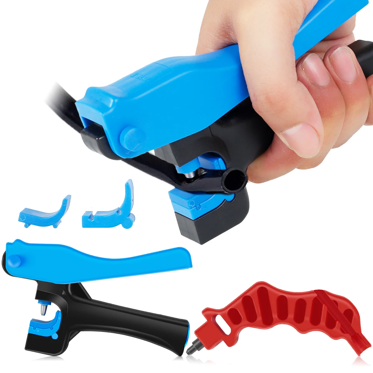 2 Pcs 4mm Water Pipe Puncher PE Pipe Hose Tubing Drilling Tool Dripper Nozzle Inserting Open Hole Tools Drip Irrigation Supplie