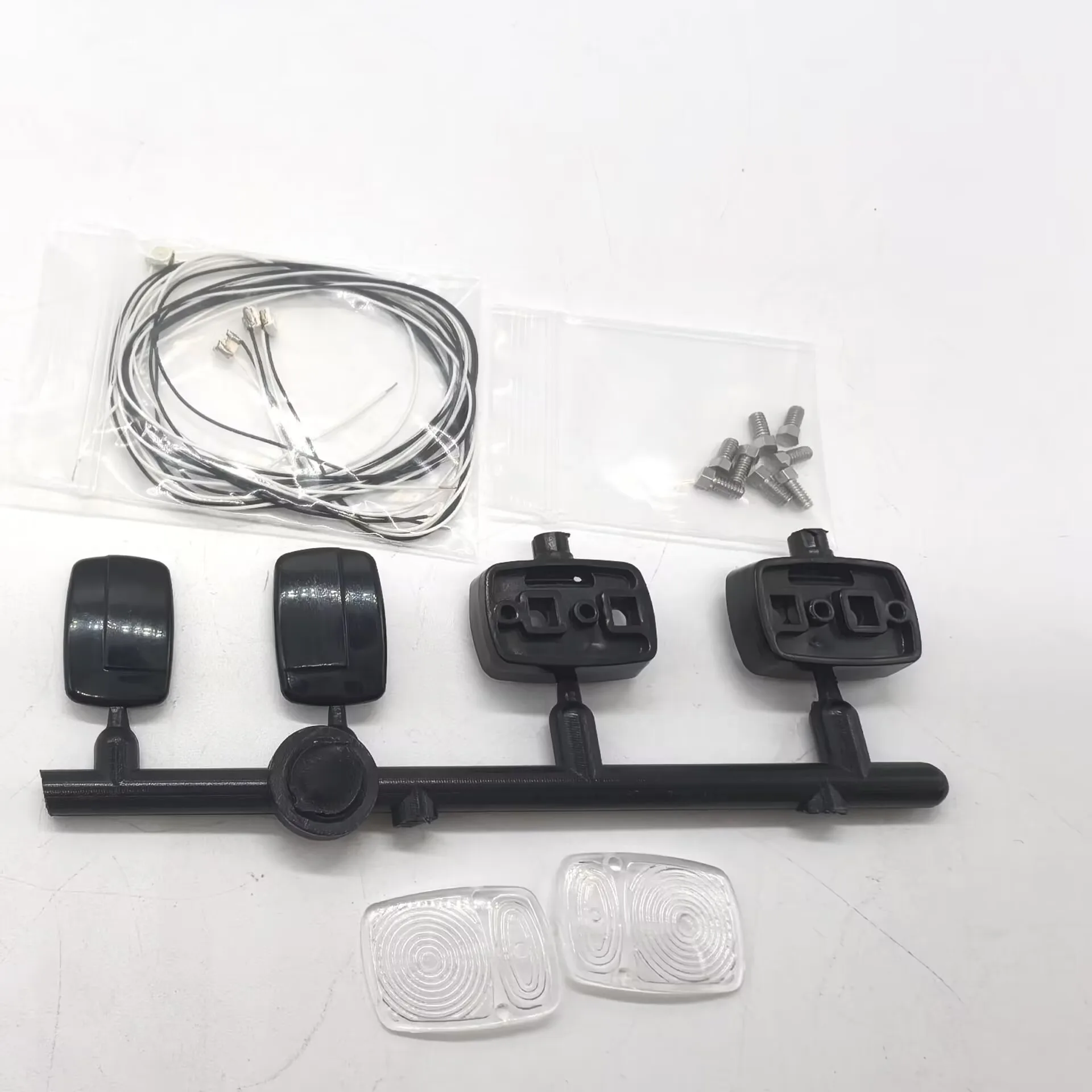 LED-Frontscheinwerfer für LESU 1/16 RC Hydrauliklader Modell DIY LKW Auto