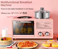 Multifunctional Home Breakfast Machine, 4-in-1 Lazy Toaster, Toaster Toaster, Mini Electric Oven Tortilla Maker Machine 1