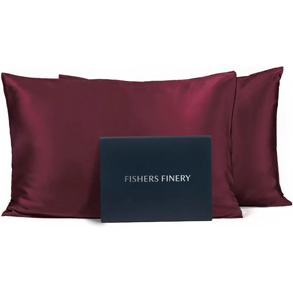 

Pure mulberry silk pillowcase, winner of the Outstanding Butler Award (red, extra large 2 packs) silk pillowcase