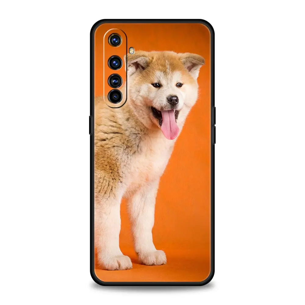 Shiba Inu Dog Design Soft Black Phone Case