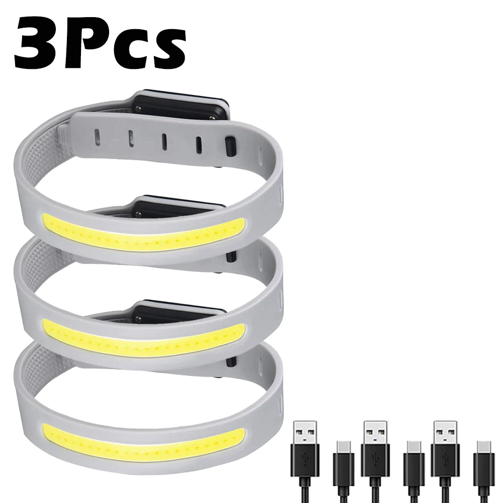 Fascia LED OLIKER Per Corsa Notturna - Ricaricabile USB - Alta Visibilità Fino A 1000 Mt - Impermeabile