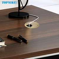 50/53/60 มม.ตารางรูครอบคลุมโต๊ะคอมพิวเตอร์รอบโลหะตกแต่งกล่องเฟอร์นิเจอร์อุปกรณ์ฮาร์ดแวร์ 6