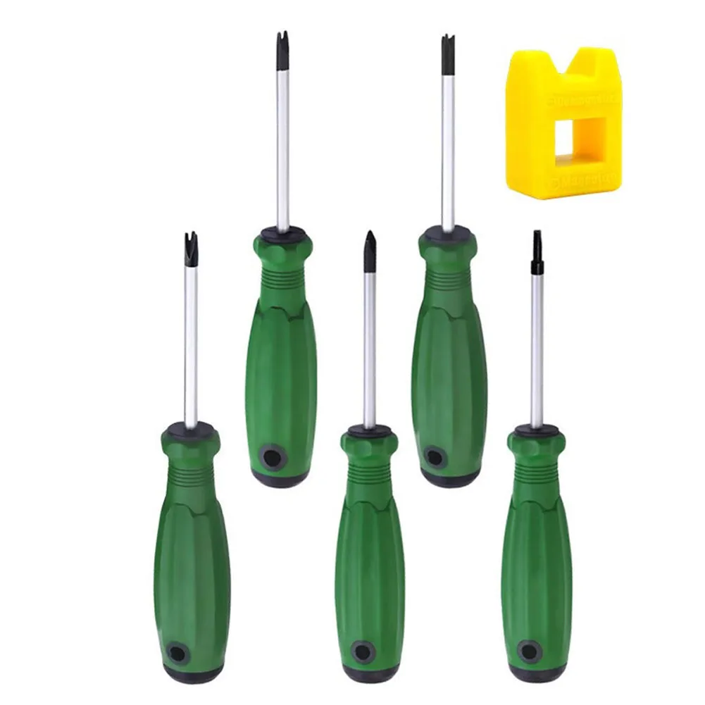 

5pcs/set Special-Shaped Screwdrivers Set With Magnetizer Magnetic Precision Tools Hand Tools For Home