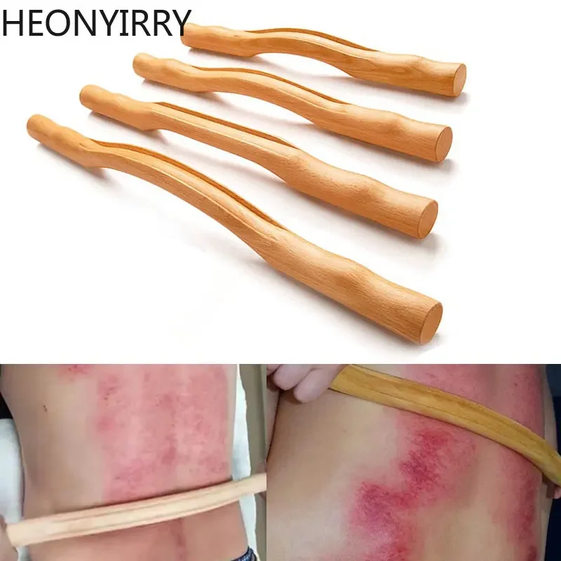 

Wood Therapy Massage Tool Lymphatic Drainage Massager Anti Cellulite Fascia Massage Roller for Full Body Muscle Pain Relief