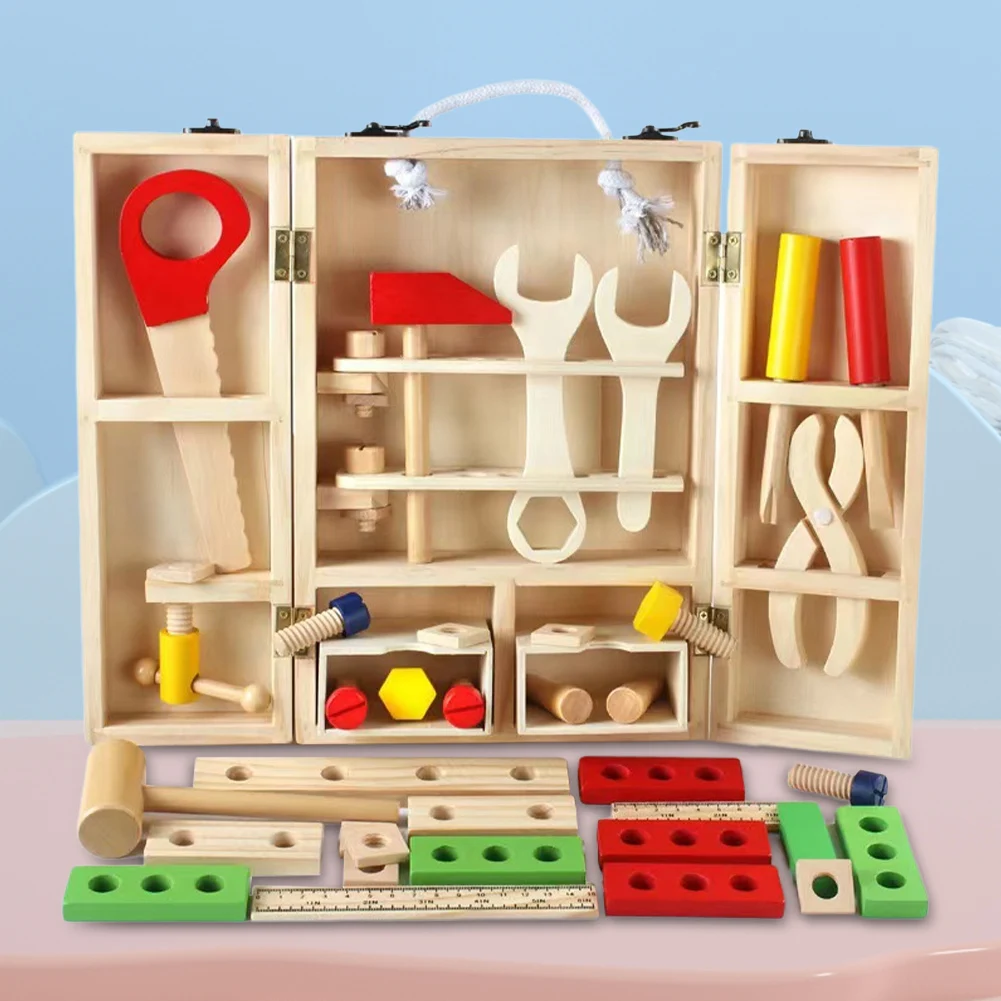 Kids Wooden Toolbox