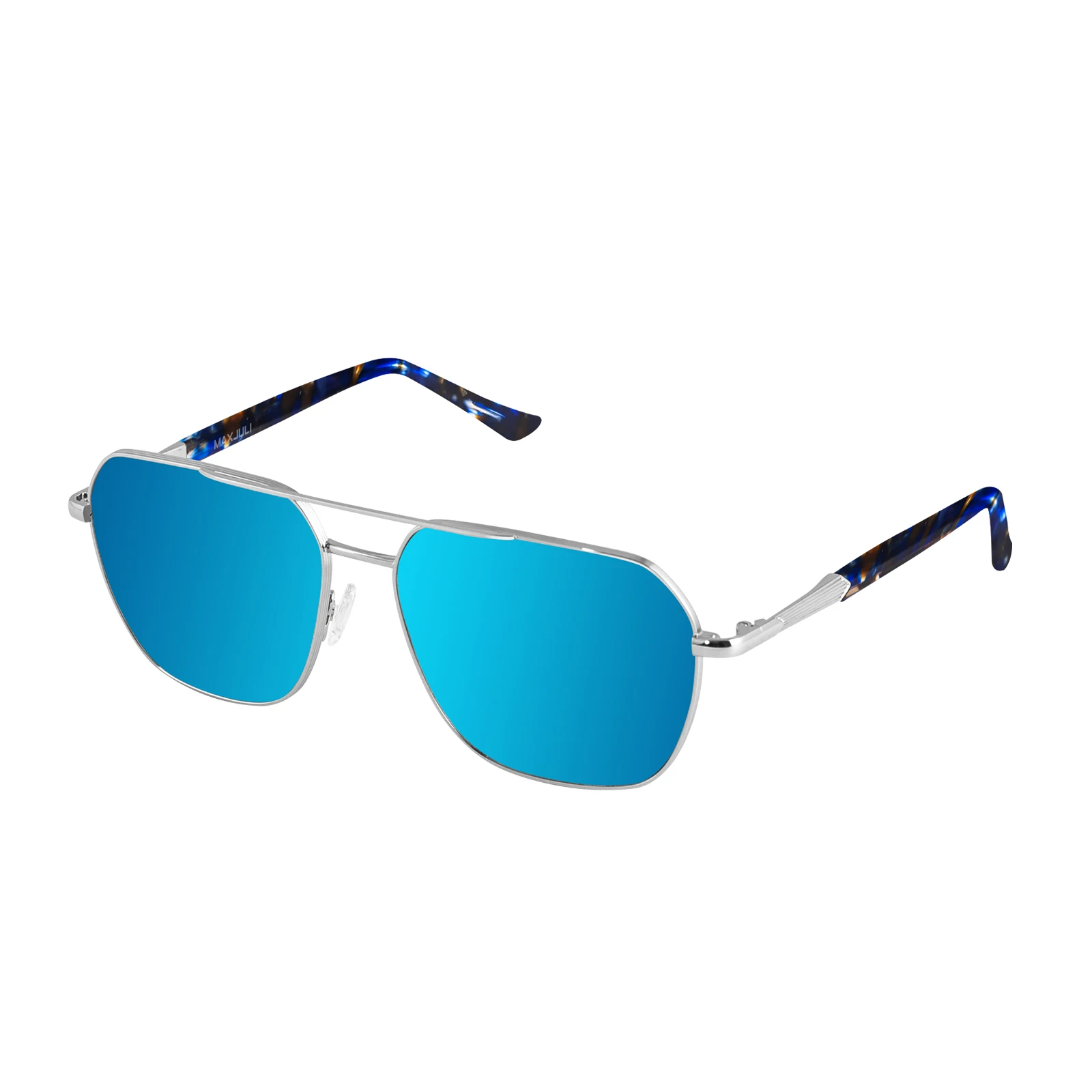 MAXJULI Polarisierte Sonnenbrille für Herren mit großen, breiten Köpfen, Metallbrille, XXL-Größe, extra groß, Lentes de Sol Para Homme 8218 – Detail 11
