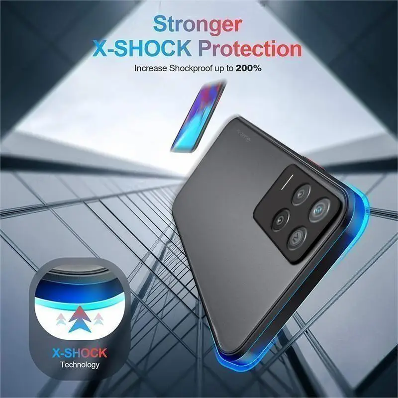 Shockproof Armor Matte Soft Case - Enhanced Protection & Style