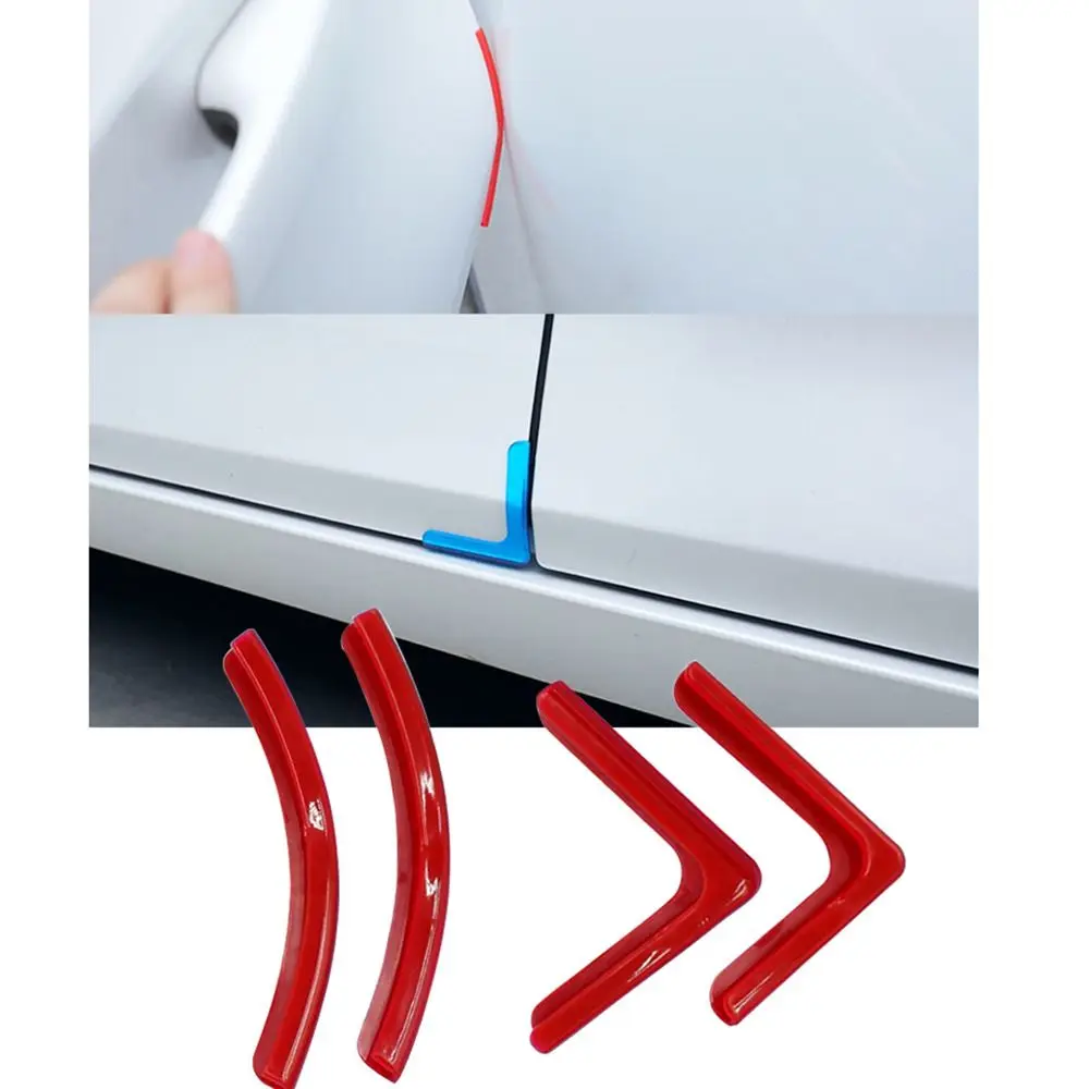 Silicone Car Door Corner Protectors - Anti-Scratch and Anti-Collision Bumper Guards (4 Pack)