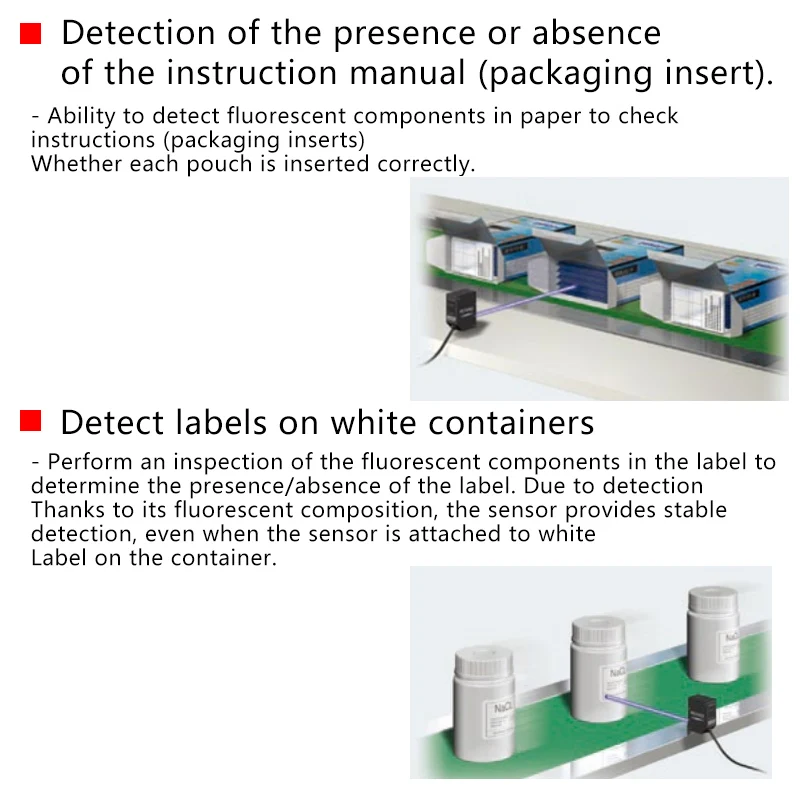 PARMA Fluorescence Sensor PM-U500 - Ultraviolet Photoelectric Sensor for Fluorescent Label Detection Detect fluorescent labels and components with high accuracy using our PARMA Fluorescence Sensor PM-U500, featuring a detection distance of 35-250mm. Detect fluorescent labels and components with high accuracy using our PARMA Fluorescence Sensor PM-U500, featuring a detection distance of 35-250mm. S8ccfafa4b10641d790d436b019d7f393c -