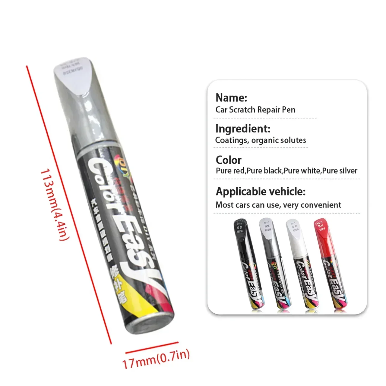 Car Scratch Repair Pen Universal Waterproof Auto Coat Repair Paint Care Scraches Removal for Car Accessories