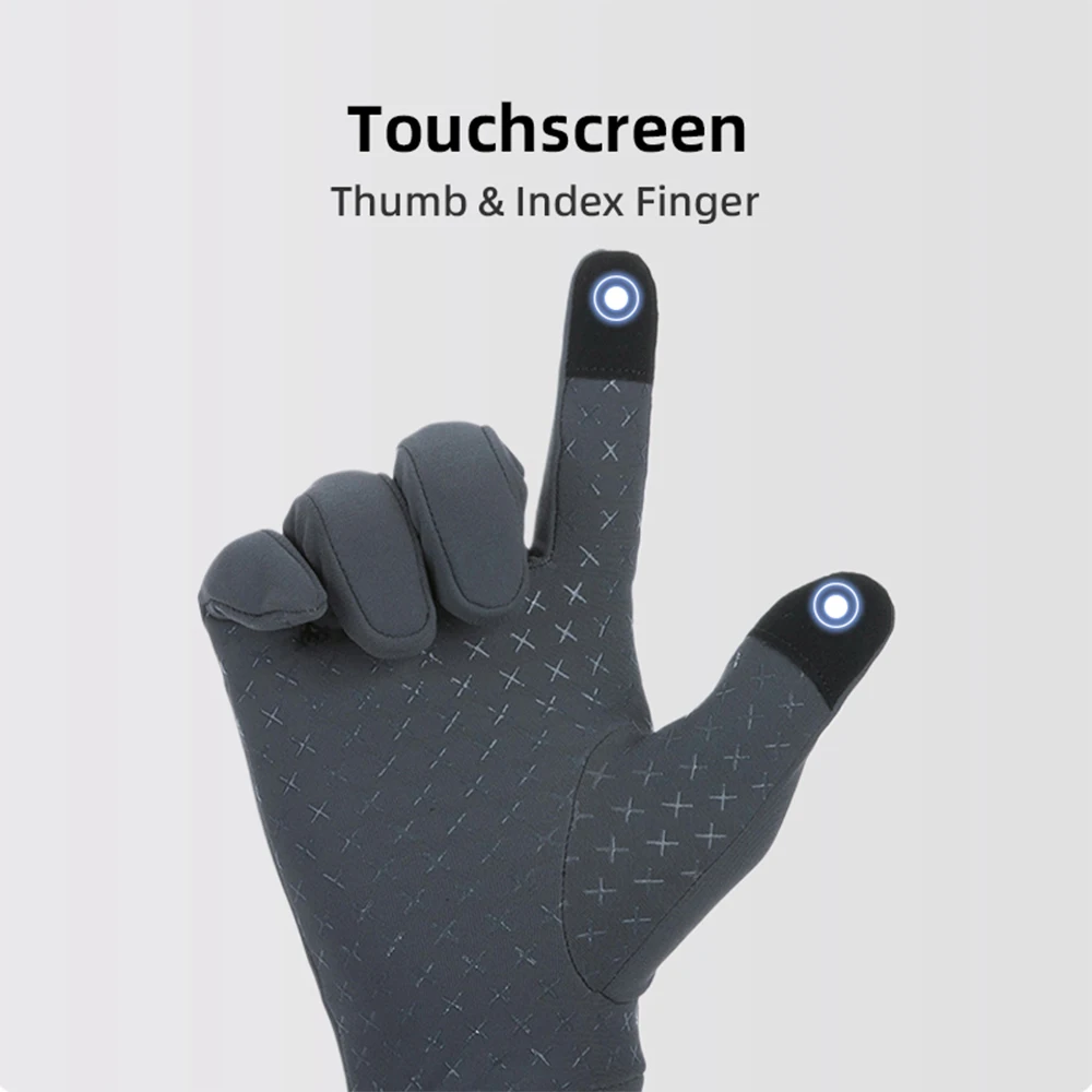 INBIKE Hiver Gants De Cyclisme Pour Hommes Thermique Polaire Gants De Vélo De Route Doigt Complet Vtt Gants De Cyclisme écran Tactile Vélo Accessoires