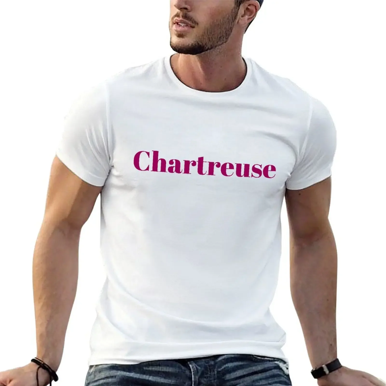 T-Shirt Originale Chartreuse Oversize Per T-Shirt Da Uomo Da Ragazzo