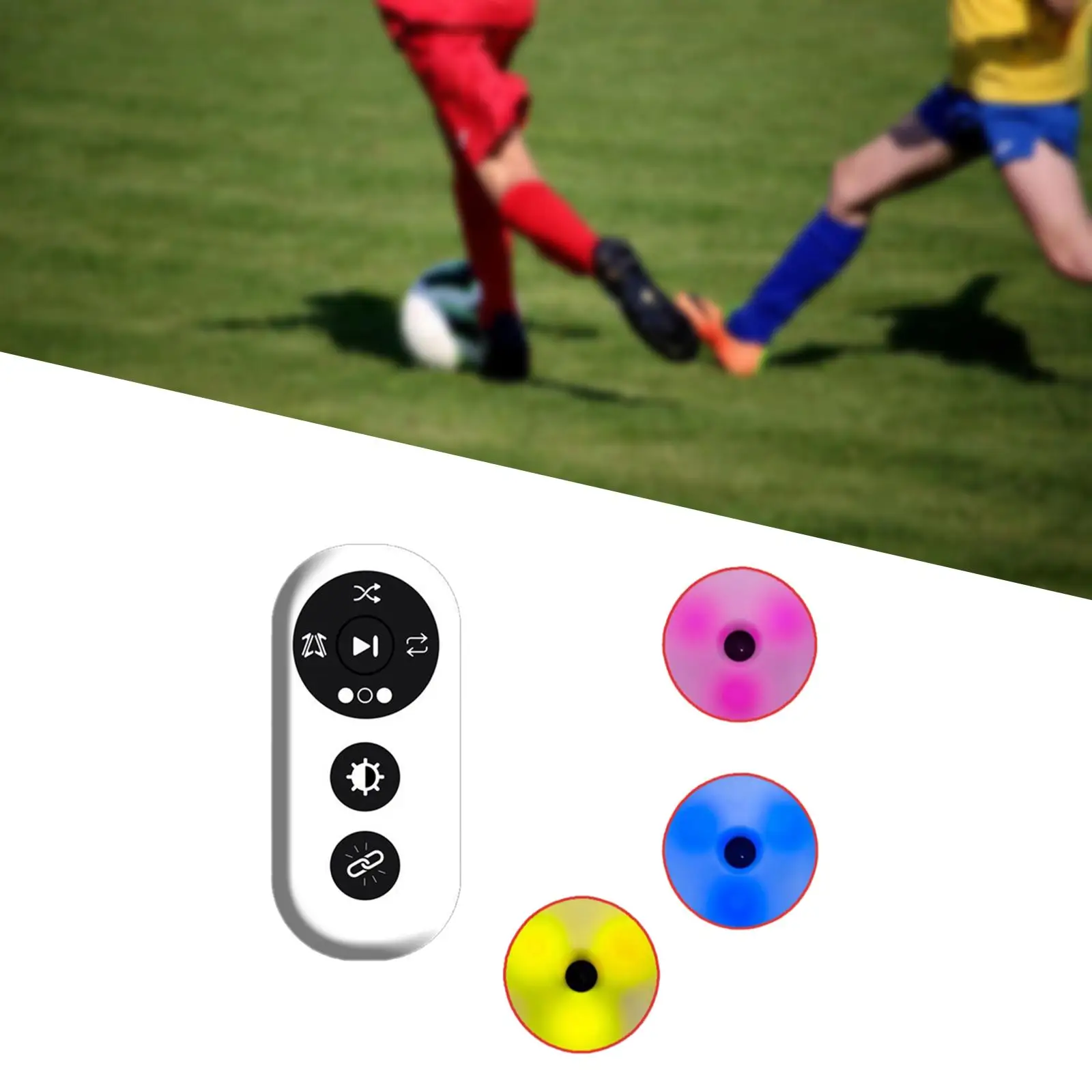 3Pcs Reaction Training Lights Agility Training for Basketball Fencing Soccer 3Pcs Reaction Training Lights Agility Training for Basketball Fencing Soccer