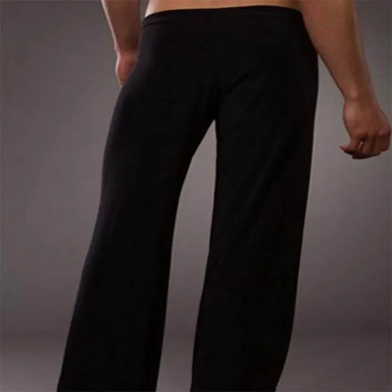 Trousers Men Soft Silky Sexy Yoga Sport Fitness Breathable Leggings
