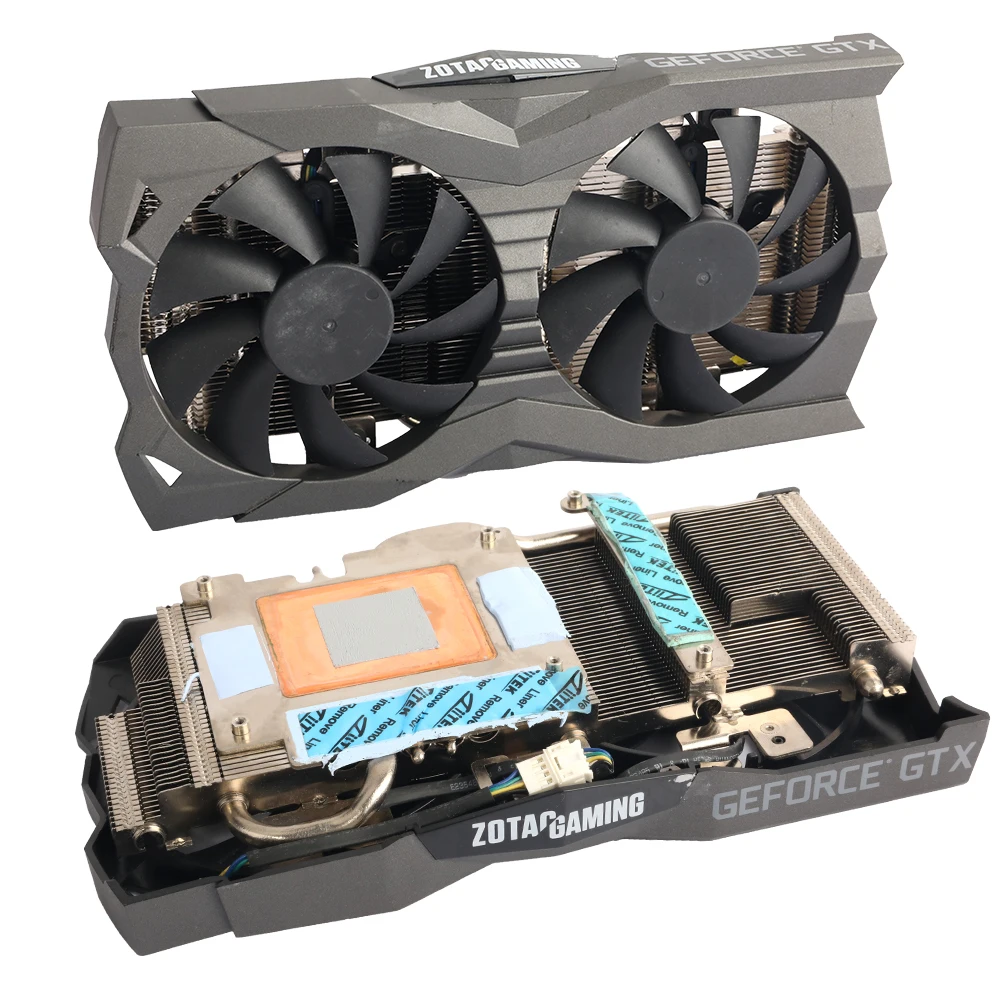 Dissipador de Calor de Vídeo Gráfico para Zotac Gtx 1660 1660ti Rtx2070 Geforce Rtx 2060 2070 Super Mini Card Cooling Ga92a2h 87 mm