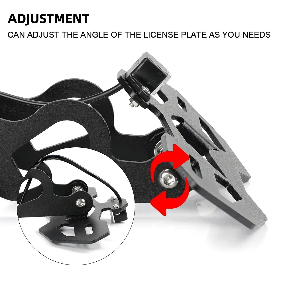 Motorcycle License Plate Holder For KAWASAKI VERSYS 650 1000 NINJA Z1000 Z1000SX Accessories LED Tail Tidy Fender Eliminator