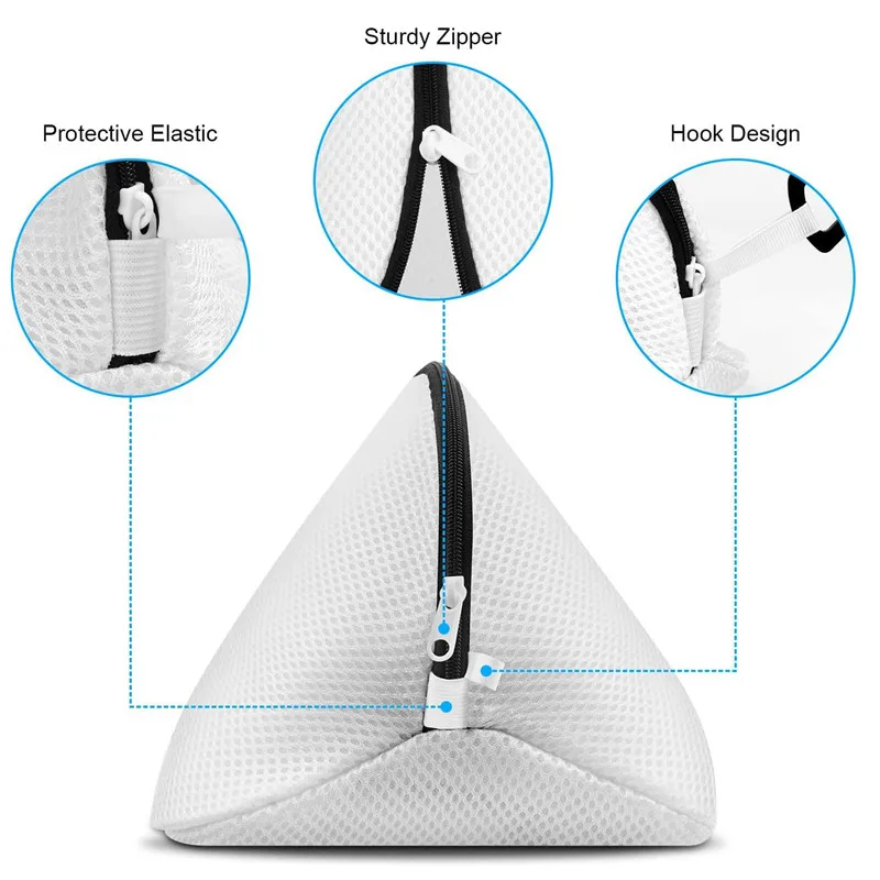 Mesh Laundry Bag Trainers Shoes Boot Zips Washing Machines Travel Clothes Storage Organizer shoe washing bag laundry bag clothes washing bag storage bags shoe storage bags