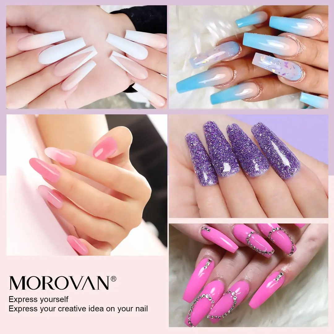 Morovan Acrylic Nail Kit - Acrylic Powder and Liquid India | Ubuy