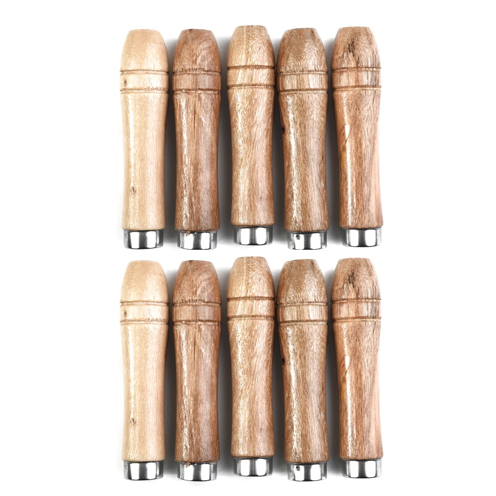 10 stücke 9 cm Holz Datei Griff Ersatz Starke Metall Kragen Für Datei Handwerk Werkzeug Holz Raspel Holzbearbeitung Polieren rost Beweis – Detail 2