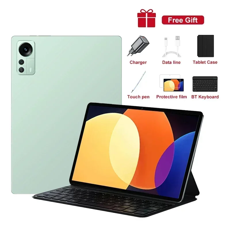 thumbnail image 1 of Tableta Android Pad 6 Pro 2024, Android 12, 11 pulgadas, 16 GB, 1 TB, 5G, doble SIM, llamadas telefónicas, GPS, Bluetooth, WiFi, Google Tablet PC, 1 of 5