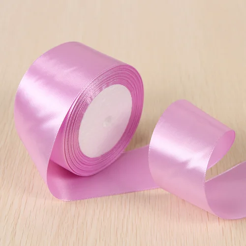 Elegant Satin Ribbons in Variety of Colors for Wedding and Party Decorations
