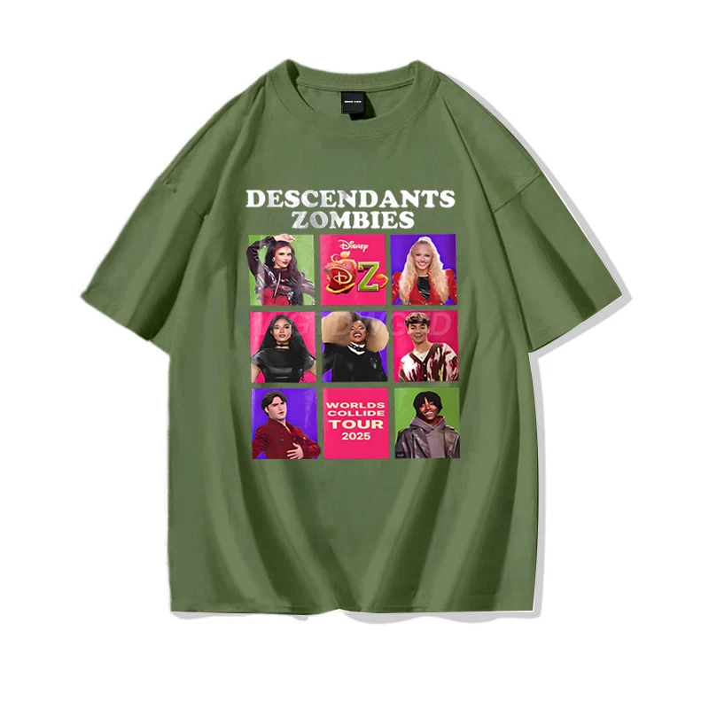 Descendants Tシャツ Men's Women's T-shirt Tops Disney Descendants Zombies Worlds