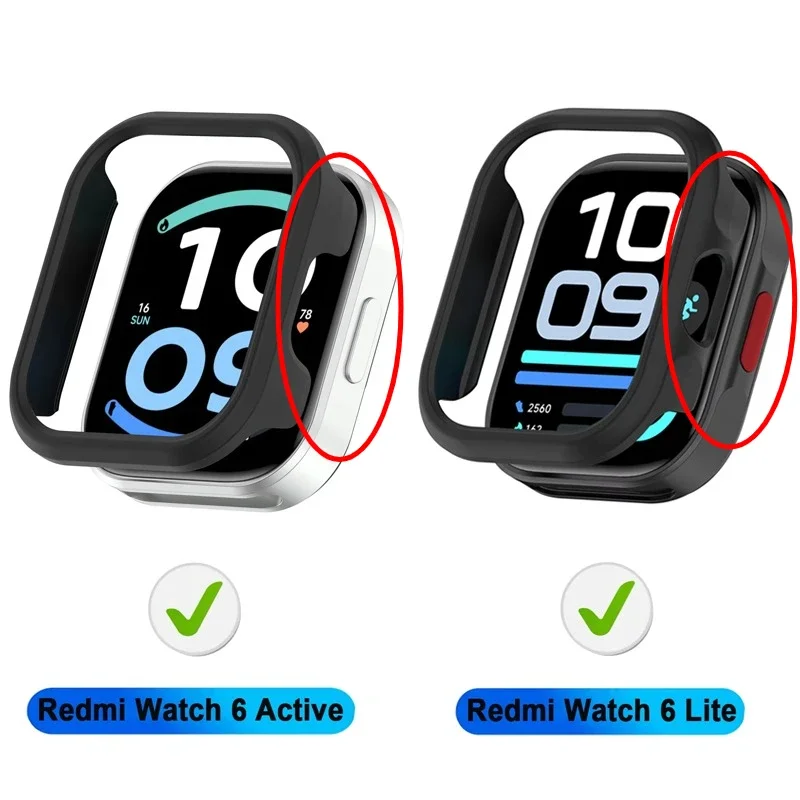 Enhanced Protective Case for Xiaomi Redmi Watch 6 Lite - PC Bumper Cover Shell Accessories