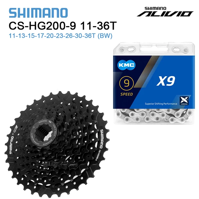 Cassette 8 vitesses VTT marque Shimano hg41 - 11-32 dents - Maxi pièces vélo
