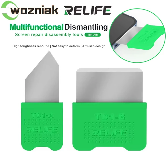 RELIFE TD1-A TD1-B ouvre-écran LCD haute ténacité outils de levier pour iPhone iPad Samsung tablette outils de réparation de téléphone portable 1
