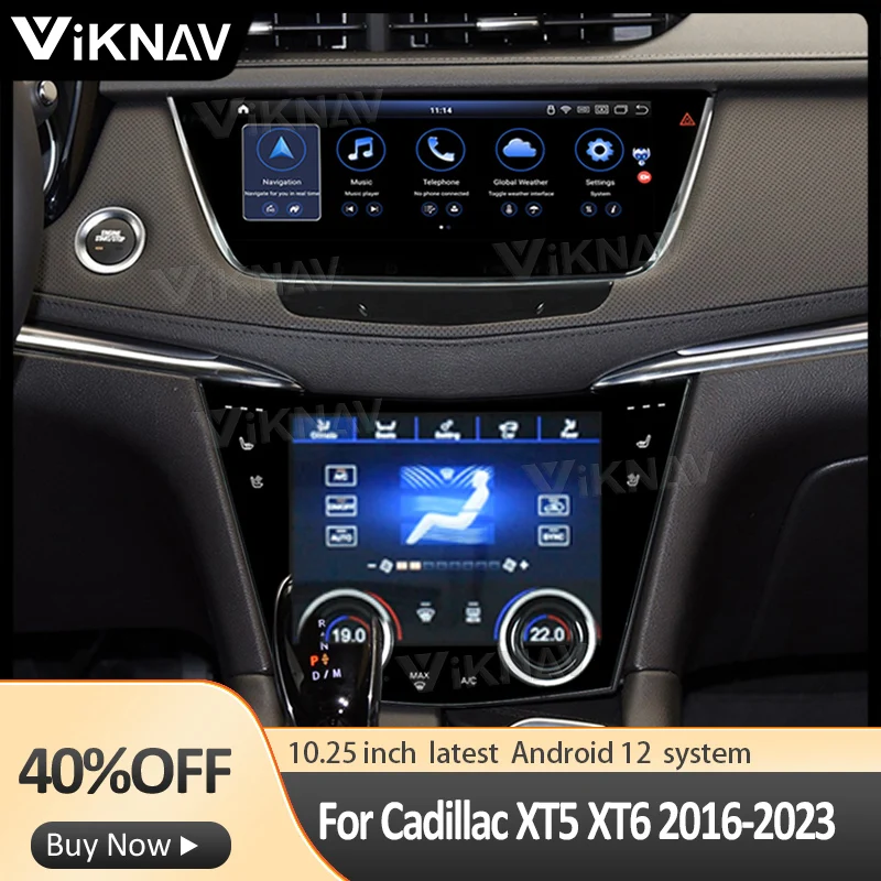 

Автомагнитола для Cadillac XT5 XT6 10,25-2016, 2023 дюйма, Android 12