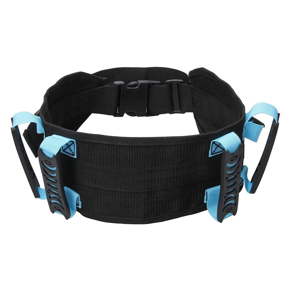 Gait Belt Transfer Belts for Lifting Seniors, Walking and Standing Assist Aid for Bariatric, Elderly, Handicap, Therapy, 1Pc