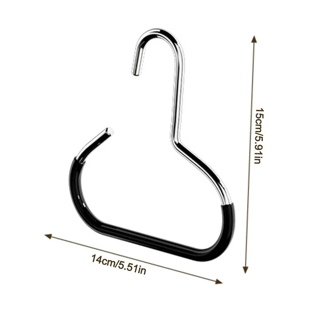 Durable Circle Ring Hat Hanger Non-marking Non-slip Hat Storage Hook Scarf Towel Tie Hanging Rack 6