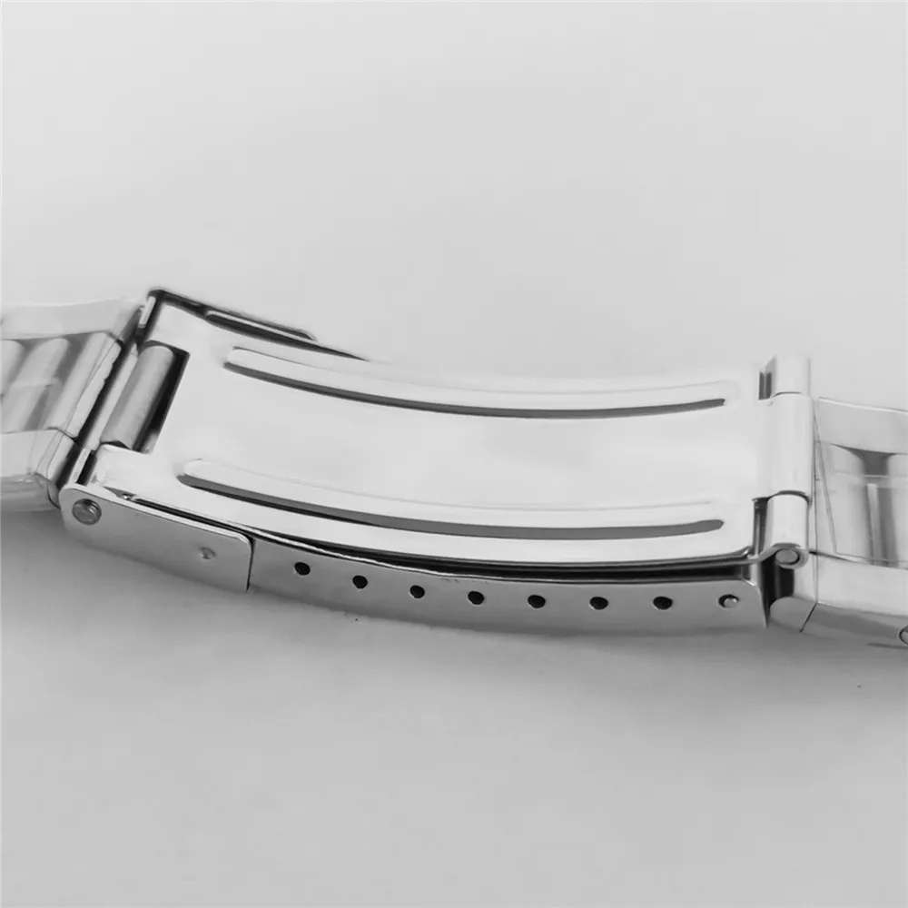 Stainless Steel Watch Strap 20mm, Watchband Bracelet for Vintage Case Watch Modification Part, Full Sand / Middle Polished Band